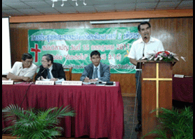 เยี่ยมเยียนกลุ่มผู้นำสภาคริสตจักร ภาค 2 เชียงราย 15 กรกฎาคม 2011