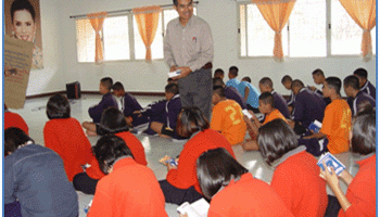 จัดกิจกรรมให้กับเยาวชนในสถานพินิจ จังหวัดเชียงใหม่ 18 มกราคม 2011